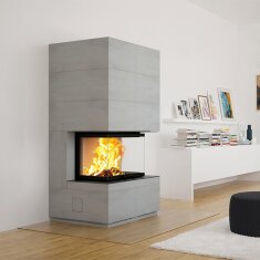 Kaminbausatz Camina S13 - 9 kW - Speicherkamin - schwenkbar