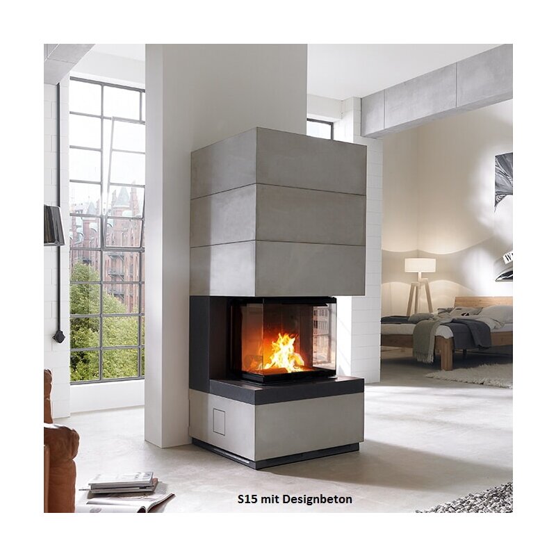 Kaminbausatz Camina S15 - 9 kW - Speicherkamin