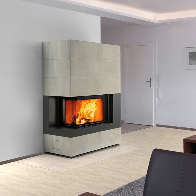 Kaminbausatz Camina S10 - 9 kW - Speicherkamin