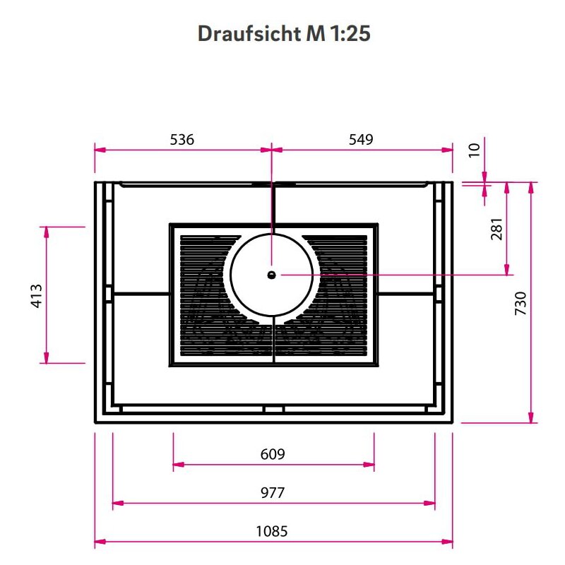 Kaminbausatz Camina S10 - 14,9 kW - Speicherkamin - wasserführend
