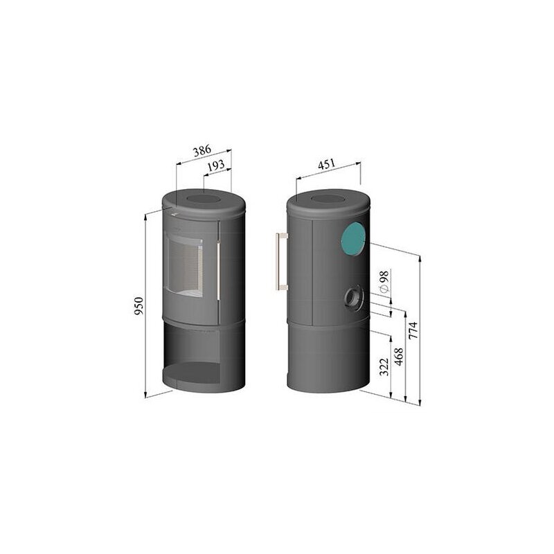 Kaminofen Gussofen Morsoe 6843 - 5,8 kW