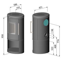 Kaminofen Gussofen Morsoe 6843 - 5,8 kW