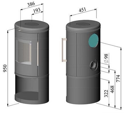 Kaminofen Gussofen Morsoe 6843 - 5,8 kW