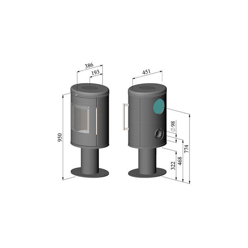 Kaminofen Gussofen Morsoe 6848 - 5,8 kW