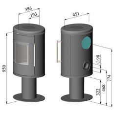 Kaminofen Gussofen Morsoe 6848 - 5,8 kW