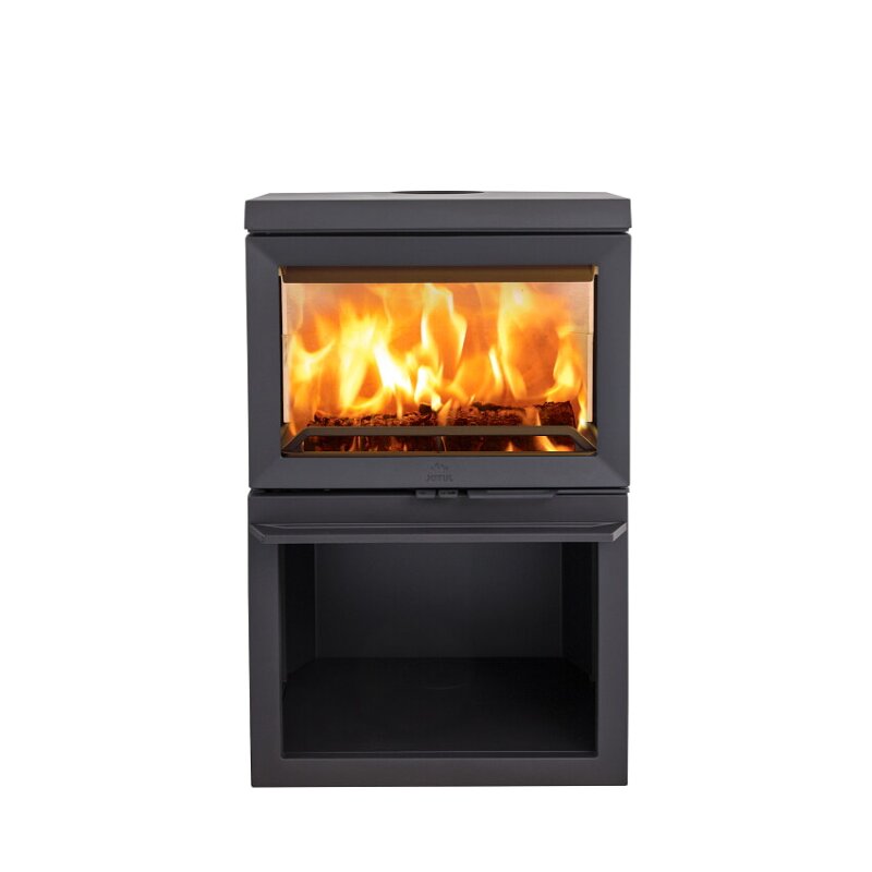 Kaminofen Gussofen Jotul F 520 mit I 520 Einsatz (3 Scheiben) - 7 kW