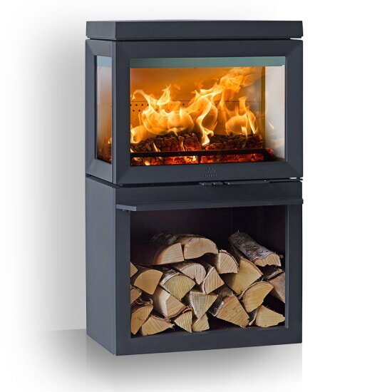 Kaminofen Gussofen Jotul F 520 mit I 520 Einsatz (3 Scheiben) - 7 kW