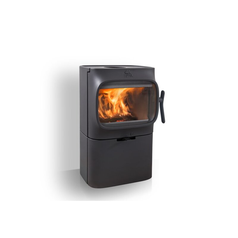 Kaminofen Gussofen Jotul F 105 B (mit Sockel) - 4,9 kW - Schwarz