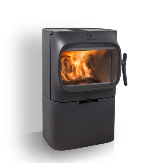 Kaminofen Gussofen Jotul F 105 B (mit Sockel) - 4,9 kW - Schwarz