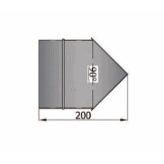 Eckwandfutter (doppelt) für Außenecke Ø...