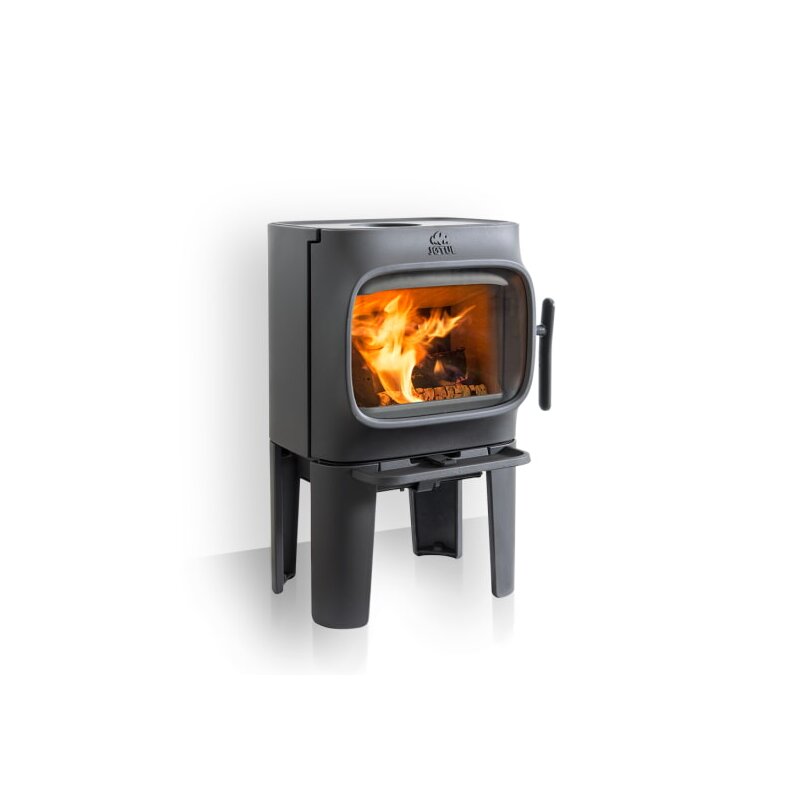 Kaminofen Gussofen Jotul F 105 LL (mit langen Beinen) - 4,5 kW - Schwarz