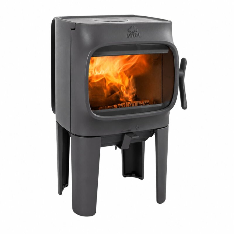 Kaminofen Gussofen Jotul F 105 LL R (Hitzeschutzplatte) - 4,9 kW - Schwarz