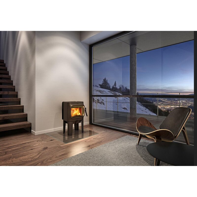 Kaminofen Gussofen Jotul F 105 LL R (Hitzeschutzplatte) - 4,9 kW - Schwarz