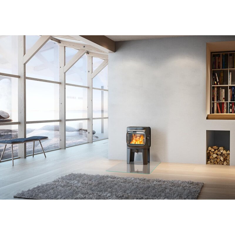 Kaminofen Gussofen Jotul F 105 LL R (Hitzeschutzplatte) - 4,9 kW - Schwarz