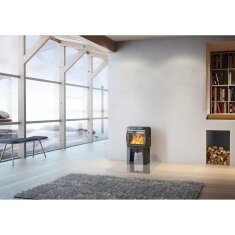 Kaminofen Gussofen Jotul F 105 LL R (Hitzeschutzplatte) - 4,9 kW - Schwarz