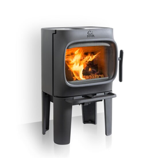 Kaminofen Gussofen Jotul F 105 LL (mit langen Beinen) - 4,5 kW - Schwarz