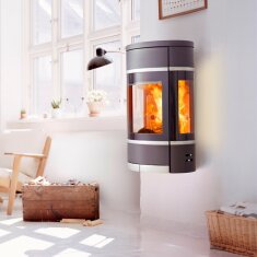 Kaminofen SCAN 68-2 Wall (Wandmodell), Griffe und Leisten...