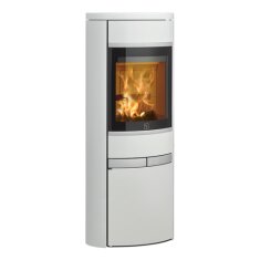 Kaminofen SCAN 68-14 mit langen Stahlseiten, Griffe und...
