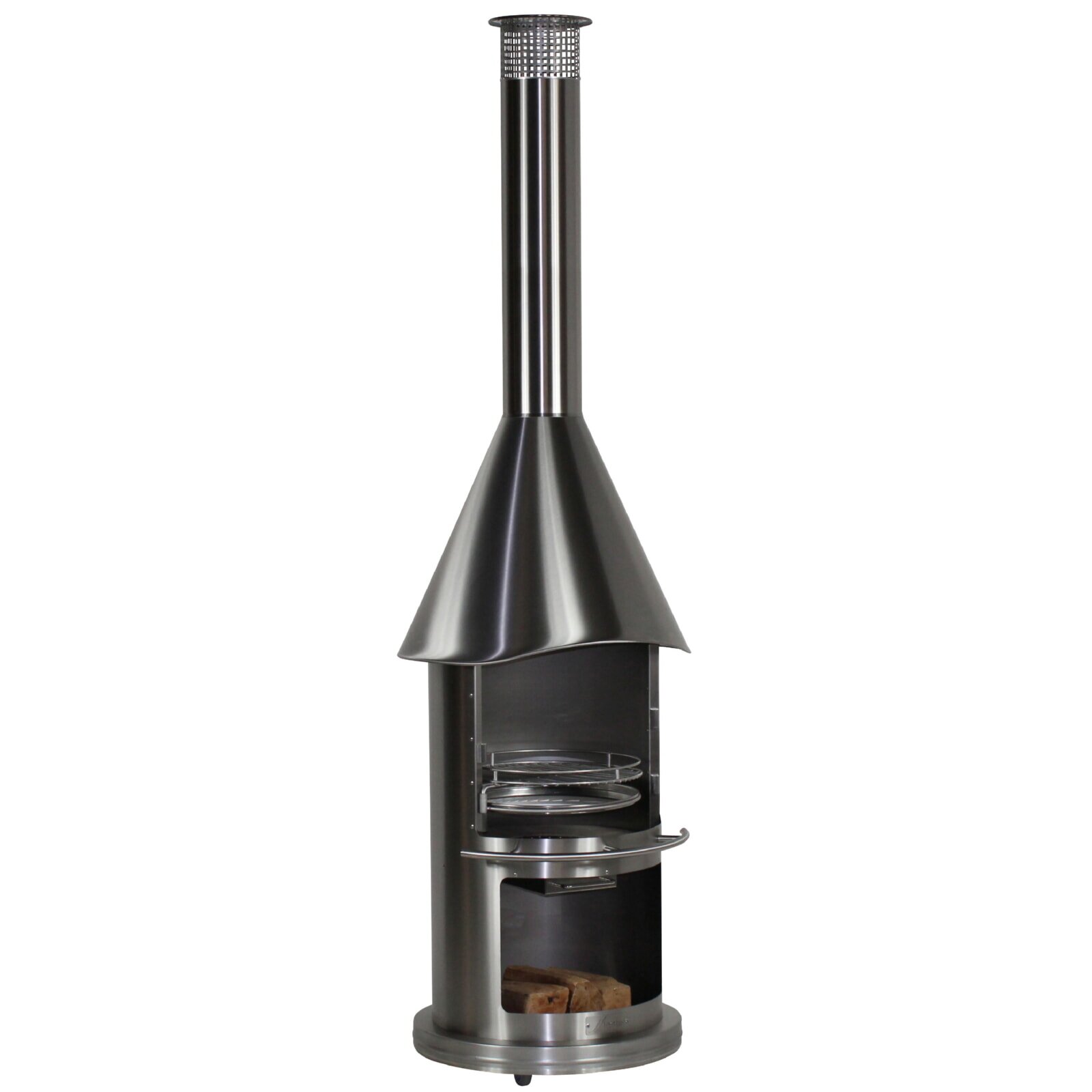 Gartenkamin/ Grill Firestar EXCLUSIV DN 650 - Edelstahl