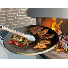 Firestar Steakpfanne Ø45 cm Stahl für DN 700 Mesh + Glas (3. Generation)