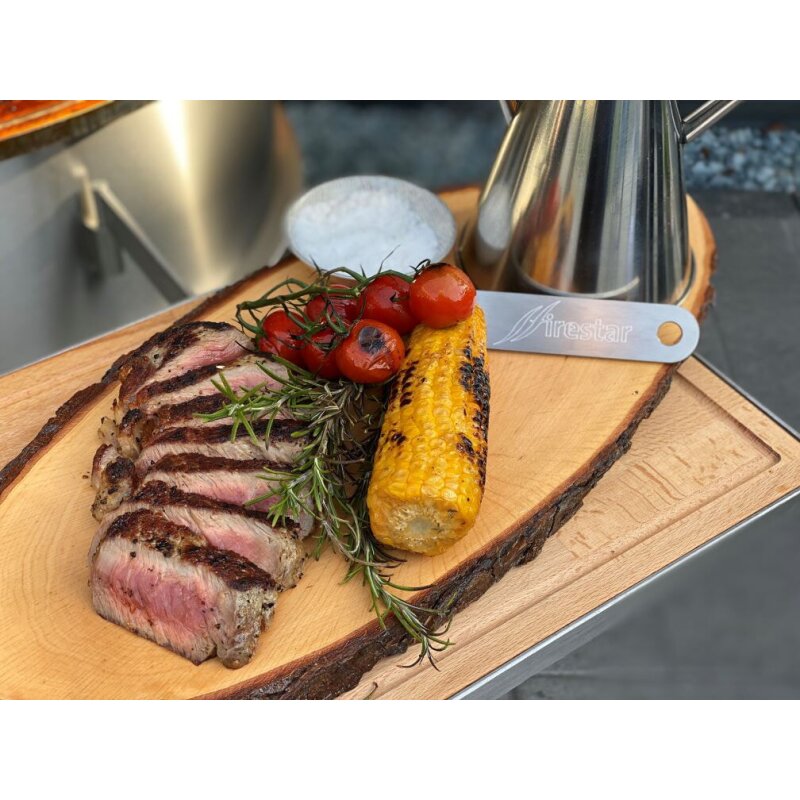 Firestar Edelstahl Grillrost Ø 45cm für DN 700 Mesh + Glas (3. Generation)