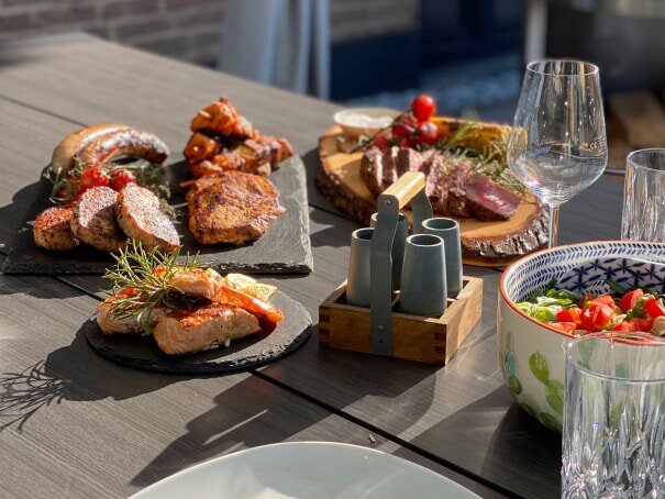 Firestar Edelstahl Grillrost Ø 45cm für DN 700 Mesh + Glas (3. Generation)