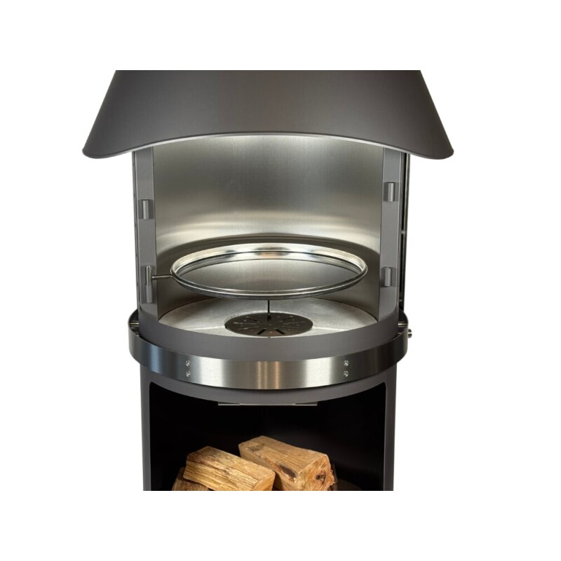 Firestar Fettschutzpfanne Ø45 cm für DN 700 Mesh + Glas (3. Generation), Edelstahl