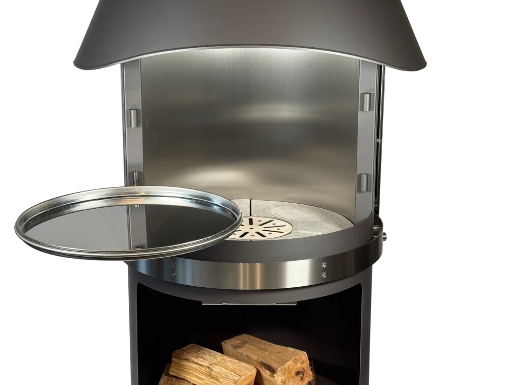 Firestar Fettschutzpfanne Ø45 cm für DN 700 Mesh + Glas (3. Generation), Edelstahl