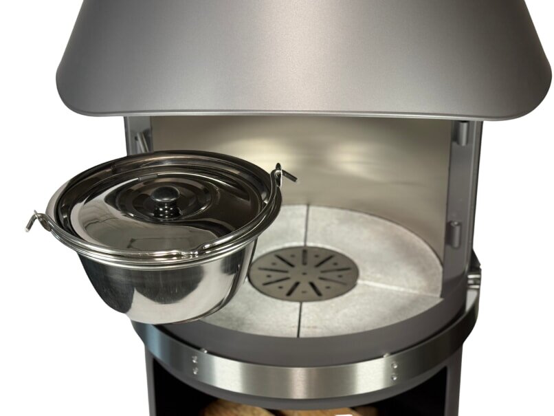 Firestar Gulaschtopf/ Glühweintopf/ Suppentopf für DN 800 Mesh + Glas (3. Generation) - Edelstahl