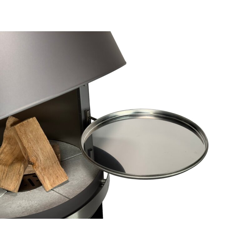 Firestar Fettschutzpfanne Ø50 cm für DN 800 Mesh + Glas (3. Generation), Edelstahl