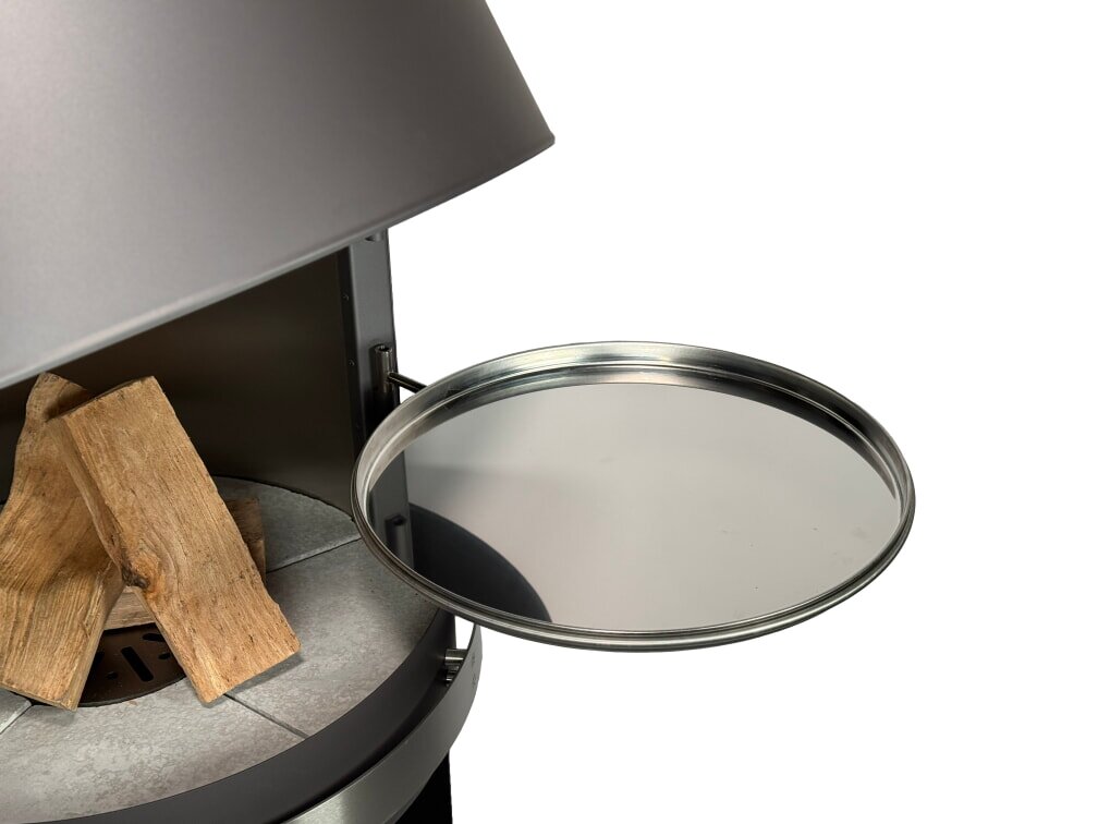 Firestar Fettschutzpfanne Ø50 cm für DN 800 Mesh + Glas (3. Generation), Edelstahl