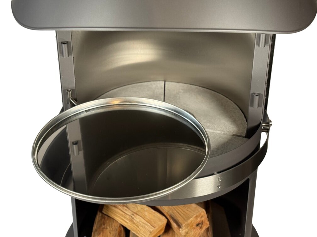 Firestar Fettschutzpfanne Ø50 cm für DN 800 Mesh + Glas (3. Generation), Edelstahl