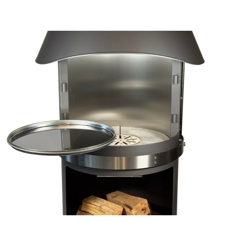 Firestar Fettschutzpfanne Ø39 cm für DN 650 Mesh (3. Generation), Edelstahl