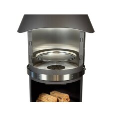 Firestar Fettschutzpfanne Ø39 cm für DN 650 Mesh (3. Generation), Edelstahl