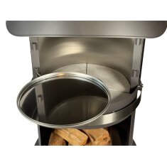 Firestar Fettschutzpfanne Ø39 cm für DN 650 Mesh (3. Generation), Edelstahl