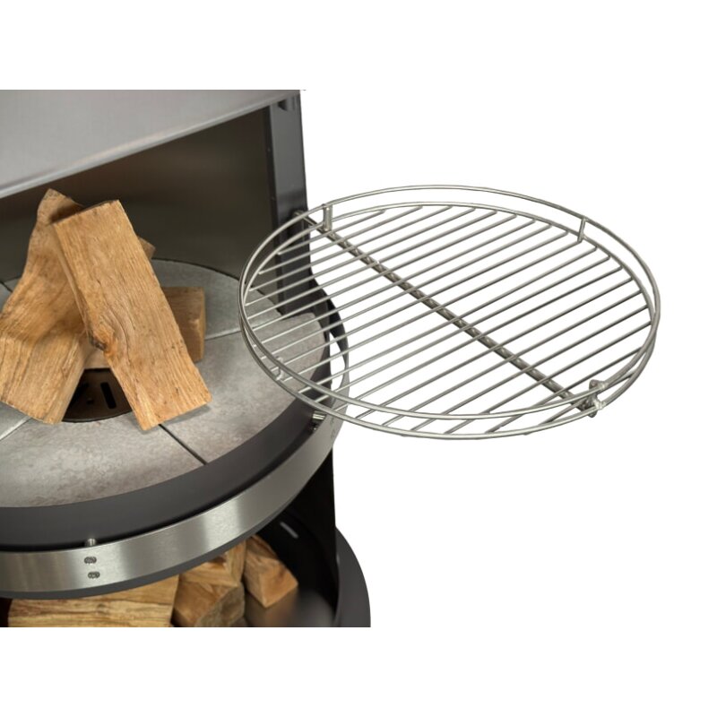 Firestar Edelstahl Grillrost Ø 34cm für DN 550 Swing