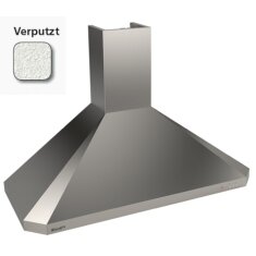 Dunstabzugshaube Rizzoli - Abgeschrägter Kamin - verputzt