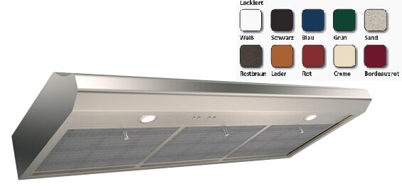Dunstabzugshaube Rizzoli - Unterbauhaube - lackiert
