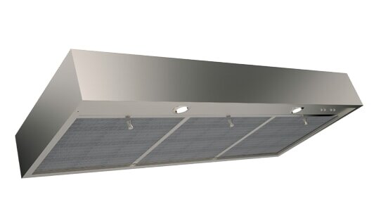 Dunstabzugshaube Rizzoli - Flache Unterbauhaube - Edelstahl (Inox)