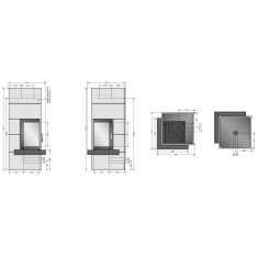 Kaminbausatz Oranier Club (W+) - 7 kW