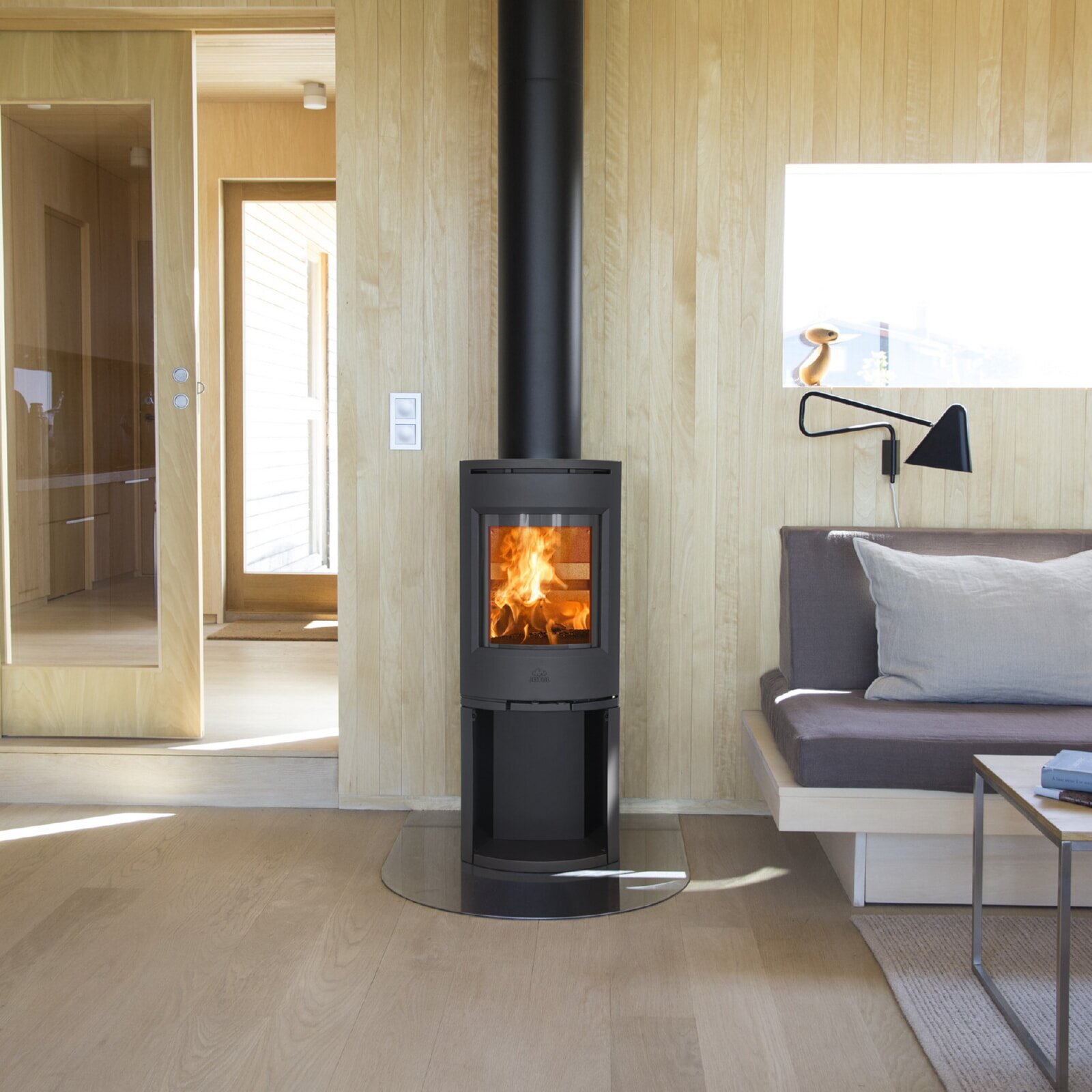 Kaminofen Gussofen Jotul F 134 - 5,5 kW - schwarz lackiert (BP)