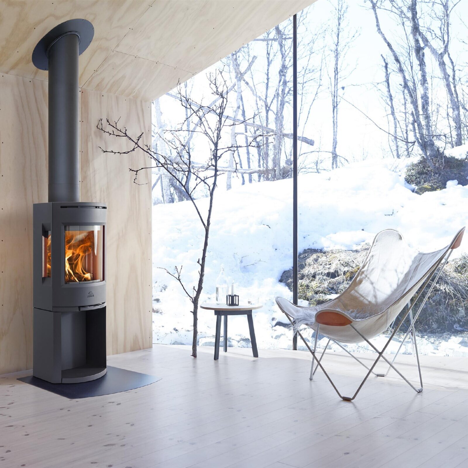 Kaminofen Gussofen Jotul F 135 - 4,7 kW - schwarz lackiert (BP)