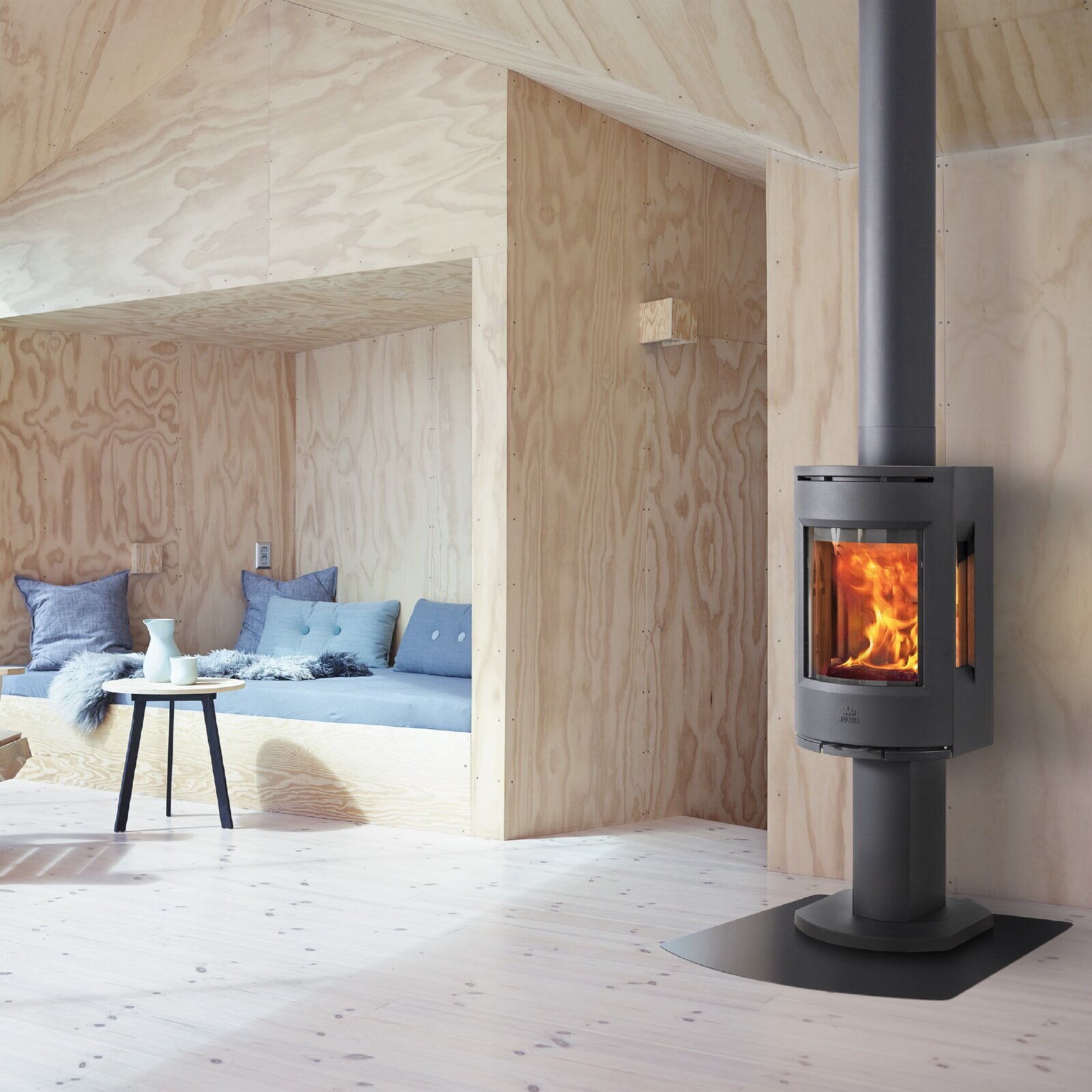 Kaminofen Gussofen Jotul F 137 - 5,5 kW - schwarz lackiert (BP)