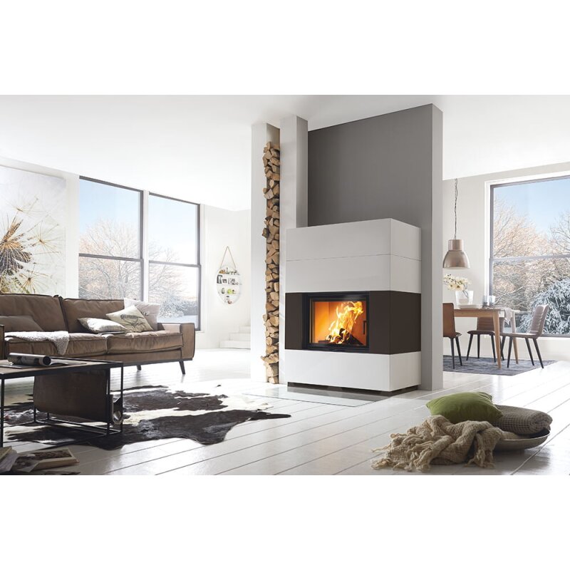 Kaminbausatz Camina S7 Kurz - 7 kW - Speicherkamin