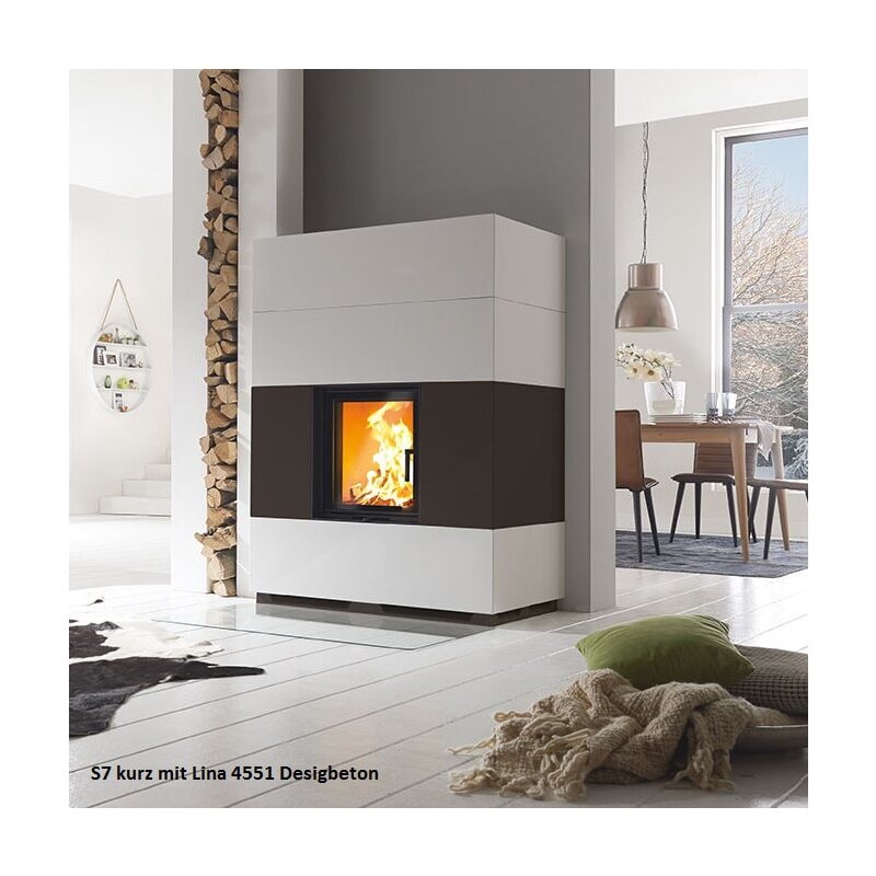 Kaminbausatz Camina S7 Kurz - 7 kW - Speicherkamin