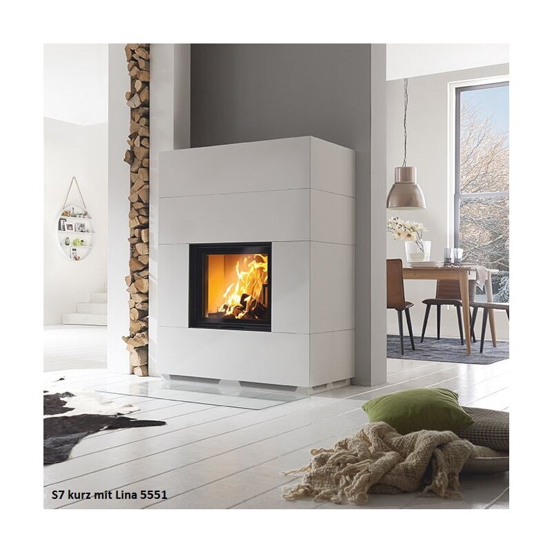 Kaminbausatz Camina S7 Kurz - 7 kW - Speicherkamin