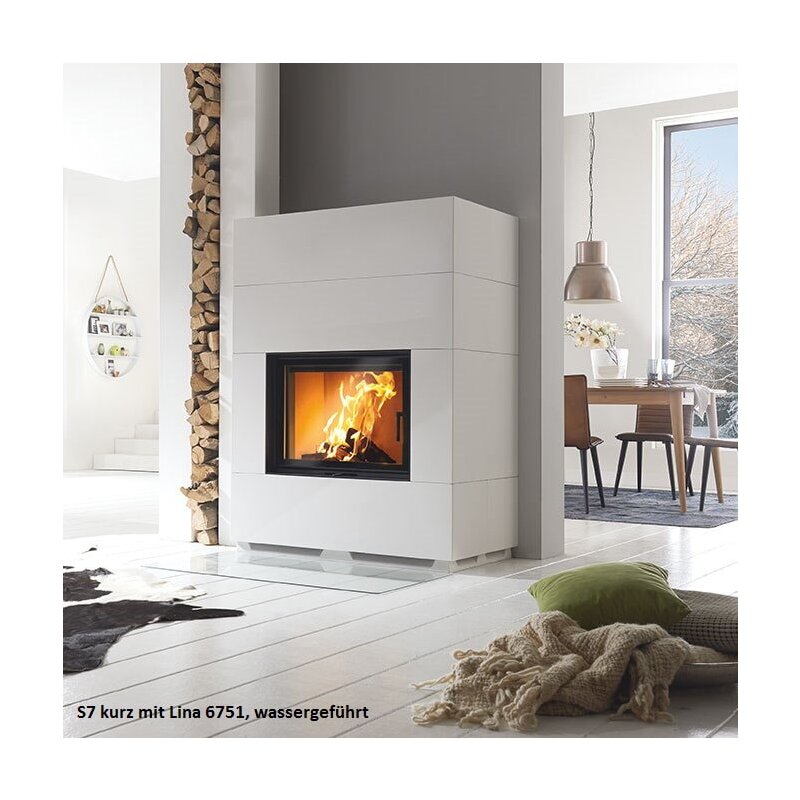 Kaminbausatz Camina S7 Kurz - 7 kW - Speicherkamin