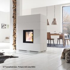 Kaminbausatz Camina S7 Kurz - 7 kW - Speicherkamin