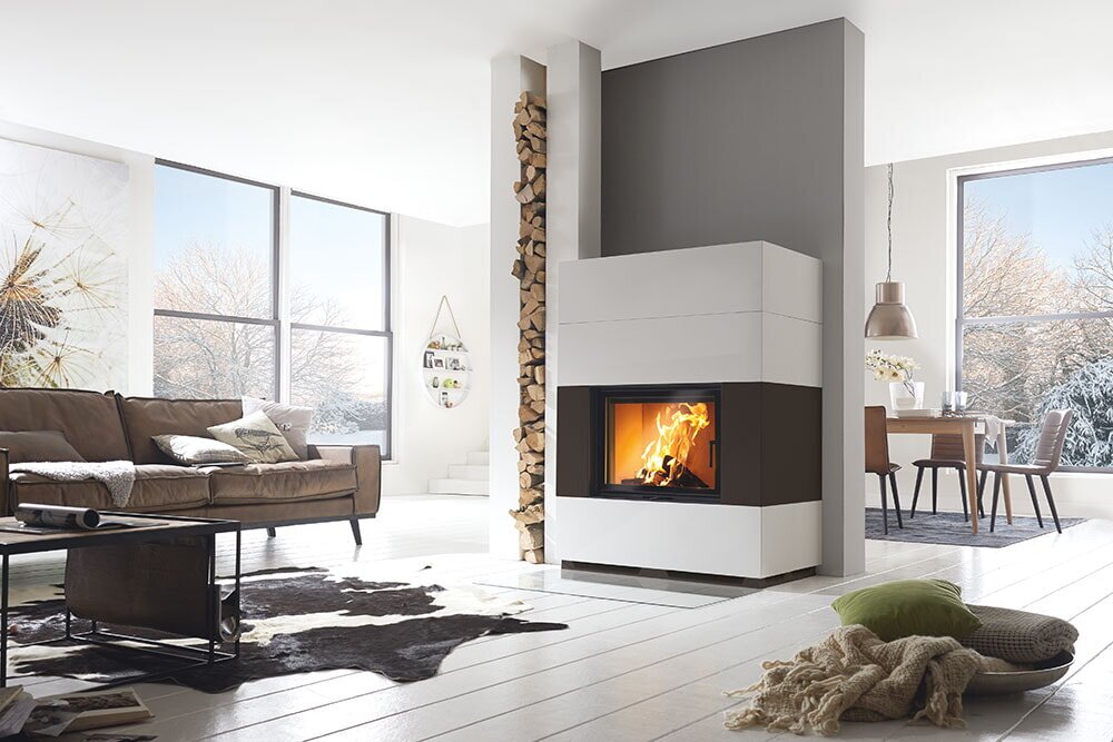 Kaminbausatz Camina S7 Kurz - 7 kW - Speicherkamin