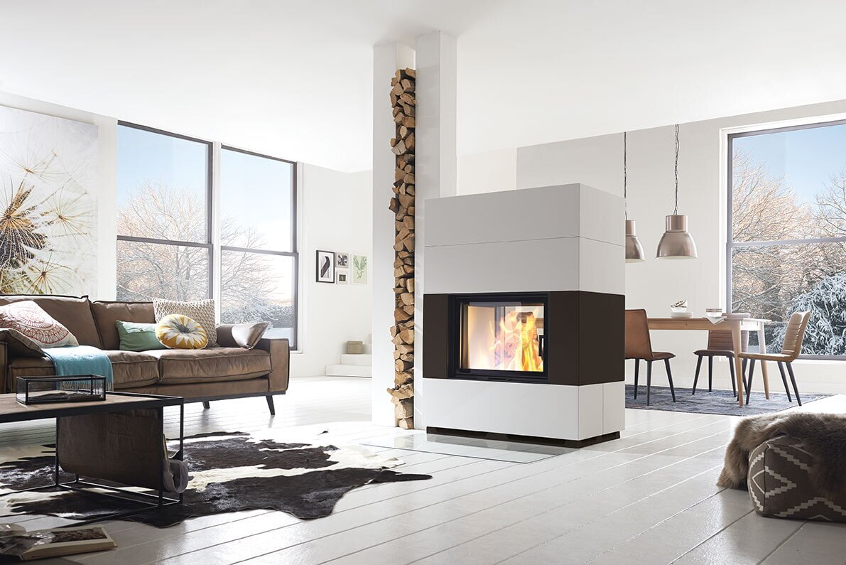 Kaminbausatz Camina S7 Kurz - 7 kW - Speicherkamin